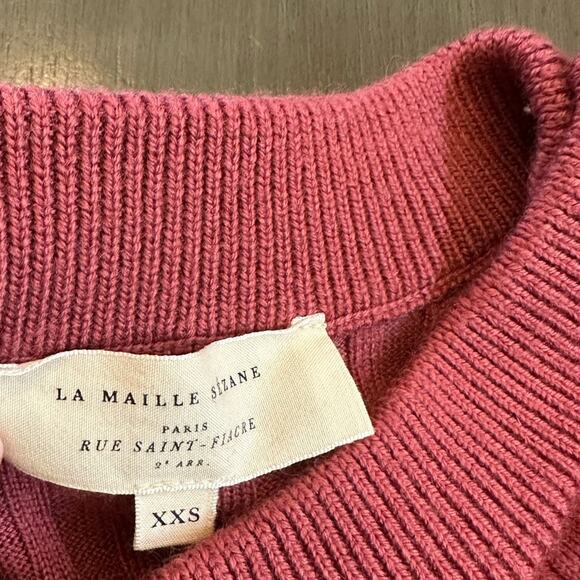 Sezane Maxence Knit Merino Wool Sweater Jumper - Picture 6 of 6